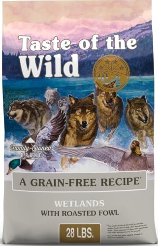 Taste of the Wild Wetlands Adult Dry Dog Food, Roasted Fowl, 28lb