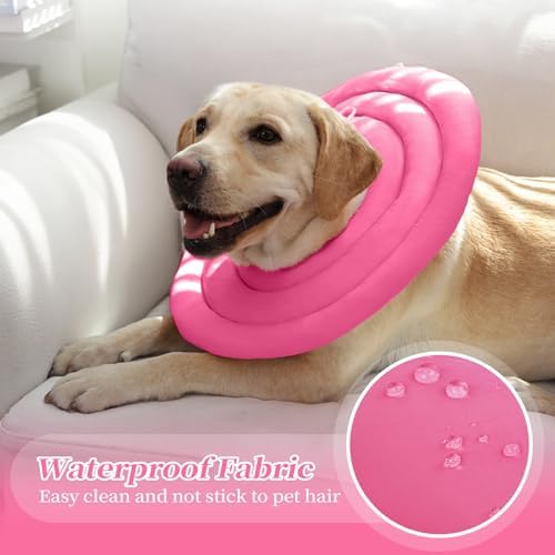 IDOMIK Dog Recovery Collar, Waterproof Soft Dog Cone After Surgery
