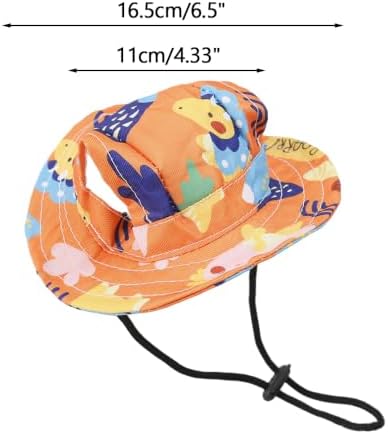 Dog Sun Hat with Mesh Head Cover, Breathable Face Guard for Outdoor Walking
