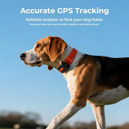 eMACROS Dog GPS Tracker No Subscription, Off-Grid, Up to 3 Mile Long Range