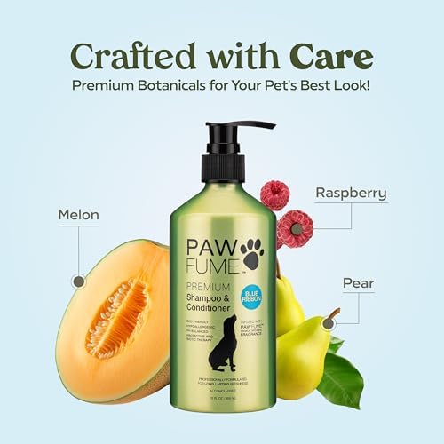Pawfume Dog Shampoo and Conditioner (Show Dog) + Dog Shampoo and Conditioner (Blue Ribbon) + Ear Cleaner for Dogs