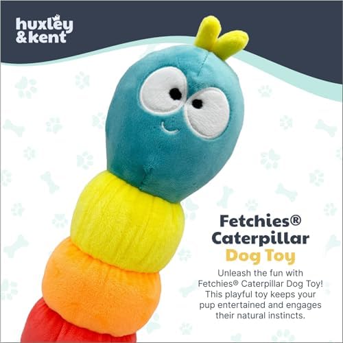 Huxley & Kent Fetchies Plush Dog Toy, Caterpillar, Large