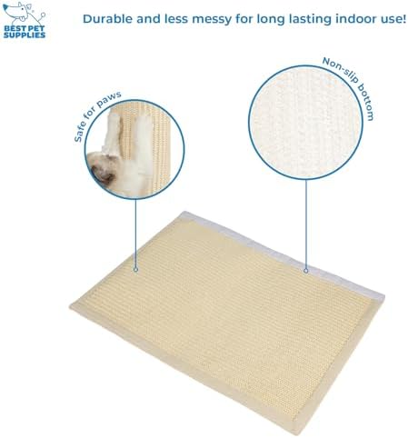 Best Pet Supplies Catify Hanging Cat Scratcher - Log, Beige