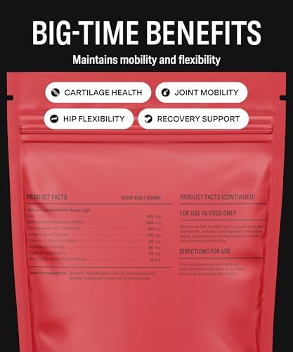 Fi Hip & Joint Supplement for Dogs, Glucosamine, Chondroitin & MSM