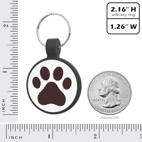 QR Code Cat Tag, Modifiable Pet Online Profile, Multiple Emergency Contact, Scannable QR Code, Instant Location Email Alert (Medium to Large Breeds - 1.25", Black & Blue & Rose & Purple)