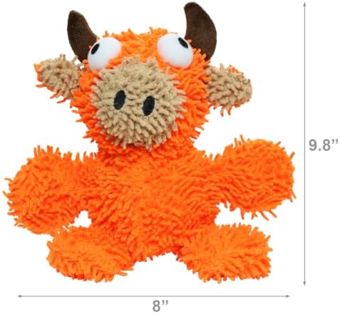 MIGHTY® 6 Pack Medium Microfiber Balls Ultra Durable Plush Dog Toys