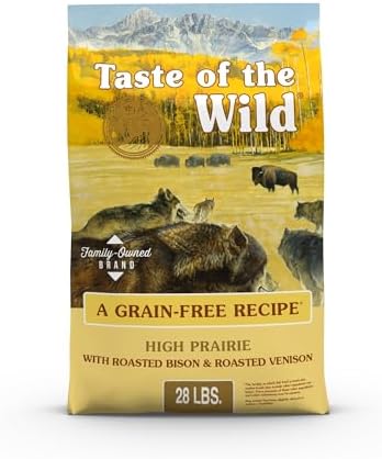 Taste of the Wild High Prairie Adult Dry Dog Food, Roasted Bison, 28lb
