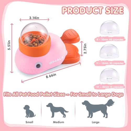 Interactive Dog Toys & Cat Toys for Indoor Cats, Dog Puzzle Toy Slow Feeder Bowl, Puppy Enrichment Toys, Interactive Cat Toys, Dog Feeder Puzzle Toy for Smart Dogs to Keep Them Busy