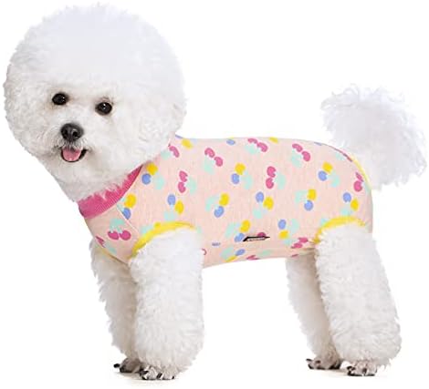 2 Packs Pet Dog Recovery Onesie Suit for Dogs Cats After Surgery,Dog Abdominal Wounds Bandages Cone E-Collar Alternative. (Pink, XXL)