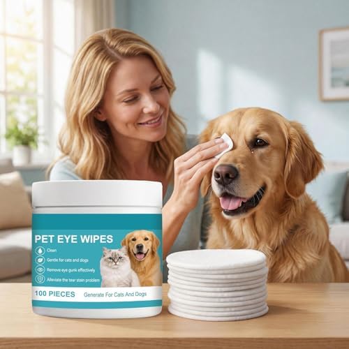 Eye Wipes for Dogs Tear Stain Cleaning Sheets