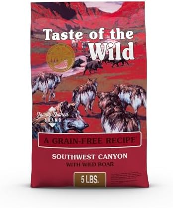 Taste of the Wild Southwest Canyon Dry Dog Food, Wild Boar, 5lb