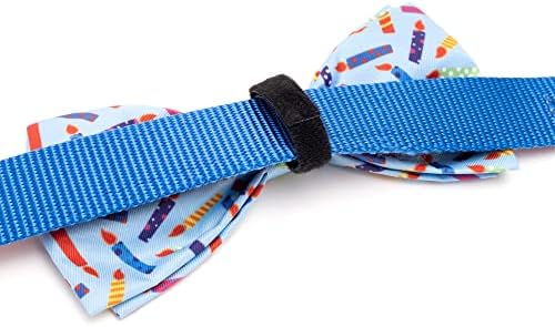 THE WORTHY DOG Everyday Patterned Pet Bow Ties for Dogs & Cats, Birthday