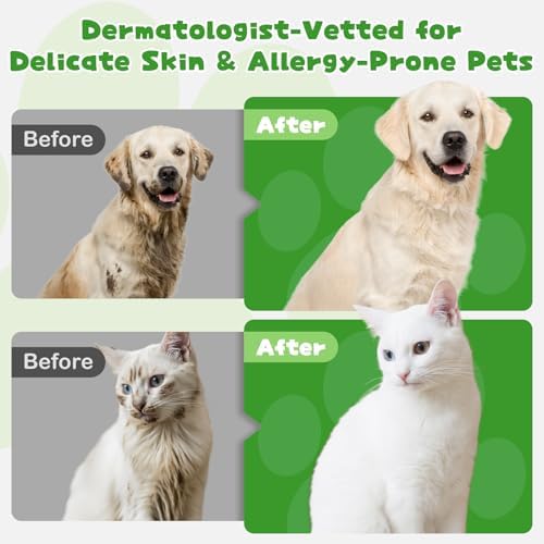 Pet Glove Wipes for Dogs & cat , Pet Cleaning Gloves Individual Packing
