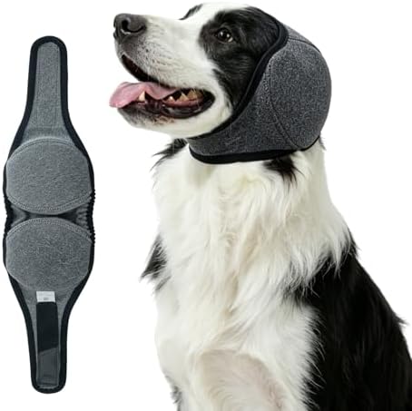 Dog Ear Covers for Bath,Dog Ear Muffs Noise Reduction Anxiety Relief