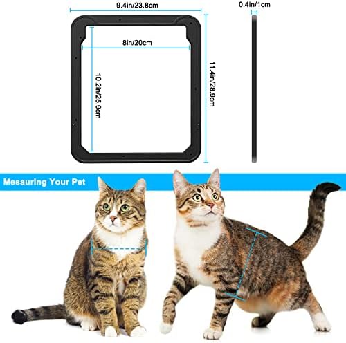 Ownpets Pet Screen Door for Dogs& Cats,Self Closing Function