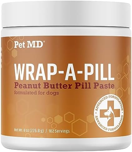 Pet MD Wrap A Pill Peanut Butter Flavor Pill Paste for Dogs - 8 oz