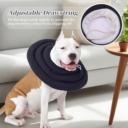 IDOMIK Dog Recovery Collar, Waterproof Soft Dog Cone After Surgery