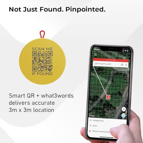 ROAM SMART TRACKER Bluetooth Item Locator: iOS & Android Compatible | Waterproof Tracker for Keys, Luggage, Kid & Pet Gear, Built-in Elastic Strap, No Extra App or Fees, Fast Setup, 6-Pack