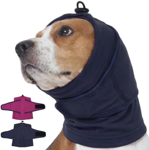 Nanaki Calming Hoodie Quiet for Fireworks,4th of July,Dog Ear Wrap Hematoma