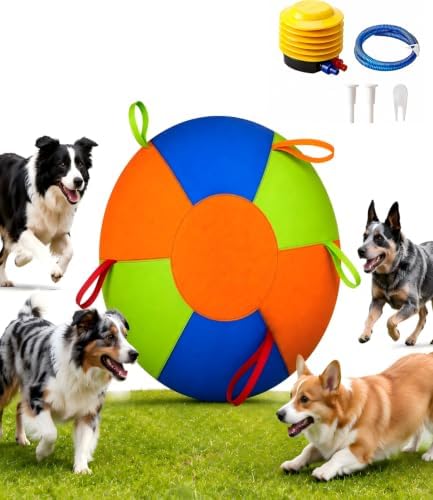 22" Herding Ball for Dogs, Large Dog Training Toy for Outdoor Play