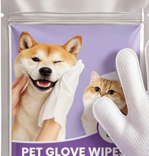 Dog Cleaning Gloves Gentle Nourishing Waterless