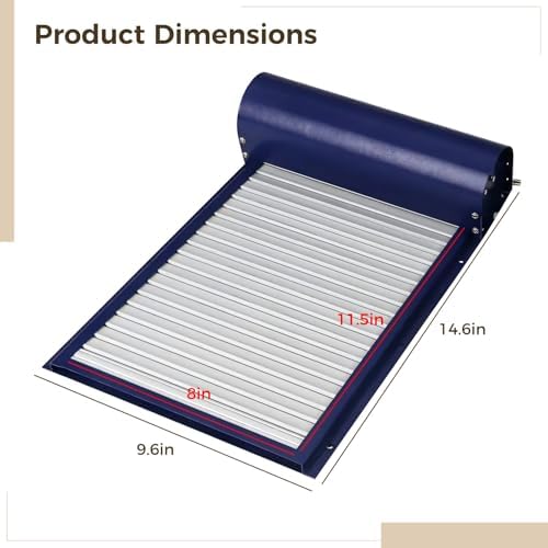Automatic Chicken Coop Door, Remote Control Pet Gate with Timer, Solar Powered, Aluminum Alloy for Cats Dogs Chickens Geese, Waterproof IP65