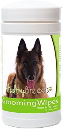 Healthy Breeds Belgian Tervuren Grooming Wipes 70 Count