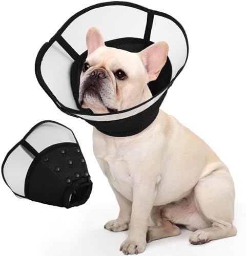 Allroaring Dog Cone Collar, Soft Dog Cones for Medium Dogs After Surgery