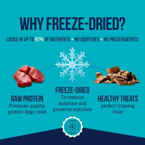 Stewart Freeze Dried Dog Treats, 100% Beef Liver, 21 oz Tub