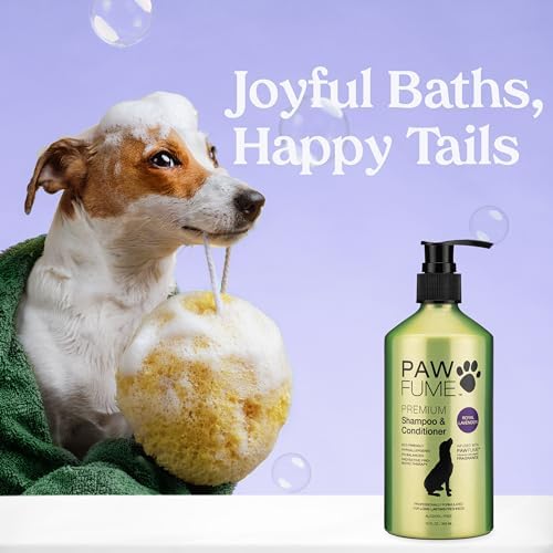 Paw Fume Gentle Ear Cleaner for Dogs + Dog Shampoo and Conditioner