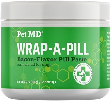 Pet MD Wrap A Pill Bacon Flavor Pill Paste for Dogs - 4.2 oz