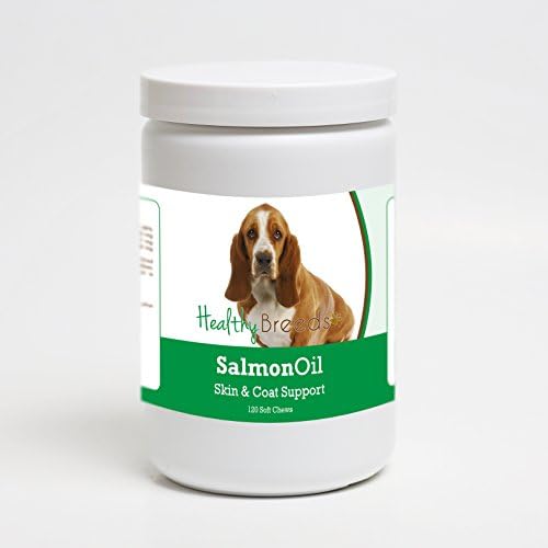 Healthy Breeds Basset Hound Salmon Oil Soft Chews 120 Count