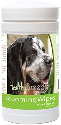 Healthy Breeds Bluetick Coonhound Grooming Wipes 70 Count