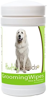 Healthy Breeds Great Pyrenees Grooming Wipes 70 Count