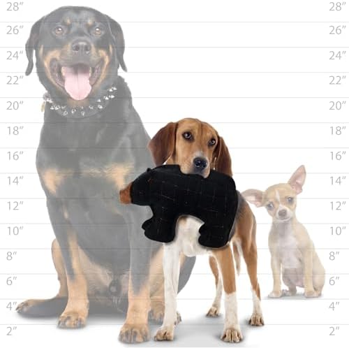 TUFFY® - 2 Pack Original : Bear Dog Toy : Ultra Durable Plush Dog Toy with Multiple Layers & Reinforced Seams, Washable and Floats, Original Construction