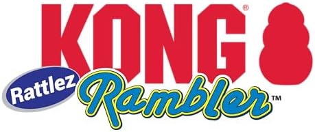 KONG Rambler Rattlez Long Lasting Fetch and Chew Assorted Toy (Rattlez X-Ball)