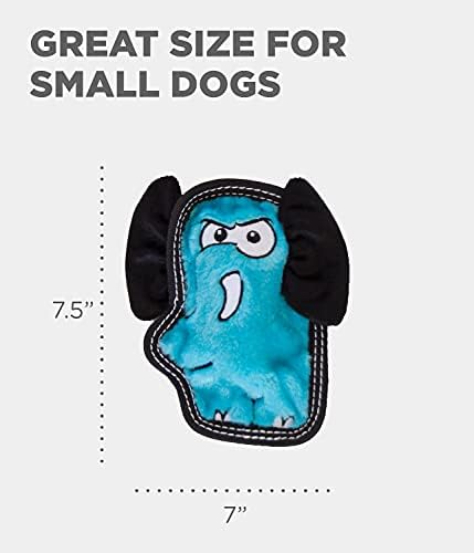 Outward Hound Tough Seamz Elephant Plush Dog Toy, Small