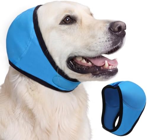 Aliceset 1pcs Dog Ear Muffs, Quiet Ears for Dogs,Blue,S