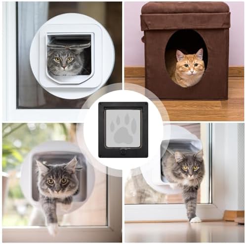 Window Cat Door Smart Magnetic Pet Supplies