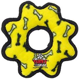 TUFFY® 4 Pack Bone, Gear Ring and Ring Plush Dog Toys