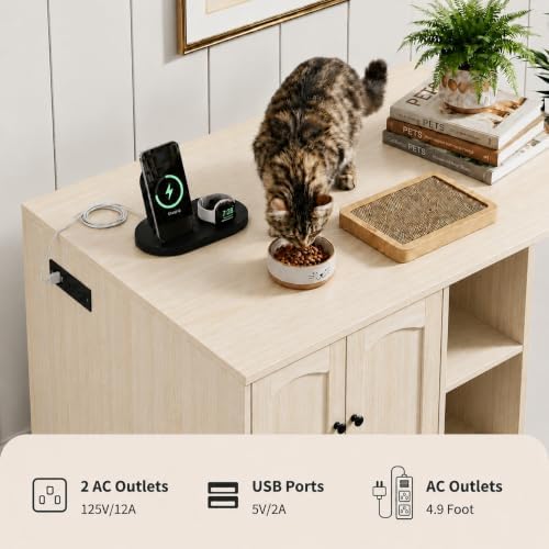 Garvee Cat Litter Box Enclosure, Large Cat House