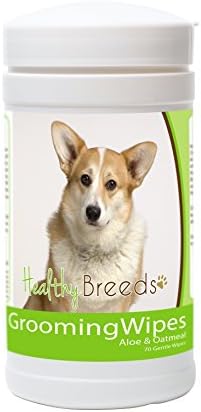 Healthy Breeds Cardigan Welsh Corgi Grooming Wipes 70 Count
