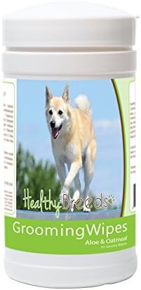 Healthy Breeds Norwegian Buhund Grooming Wipes 70 Count