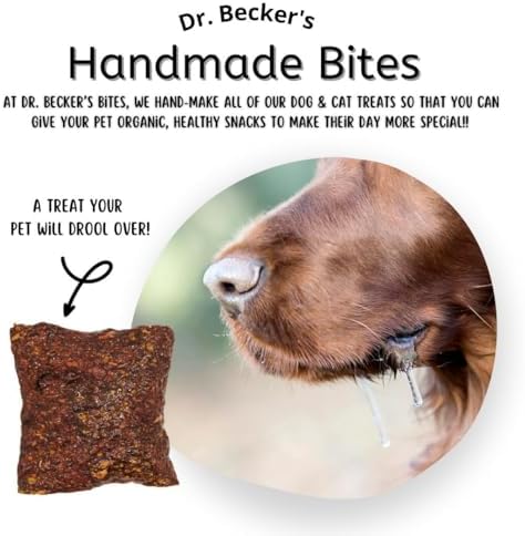 Dr. Becker's Original Beef Bites | 100% Pure Meat Protein | Grain Free Liver Training Treats for Dogs & Cats, 5 oz