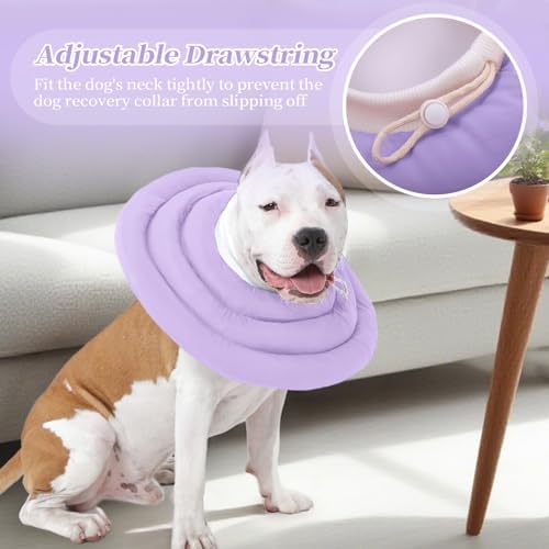 IDOMIK Dog Recovery Collar, Waterproof Soft Dog Cone After Surgery