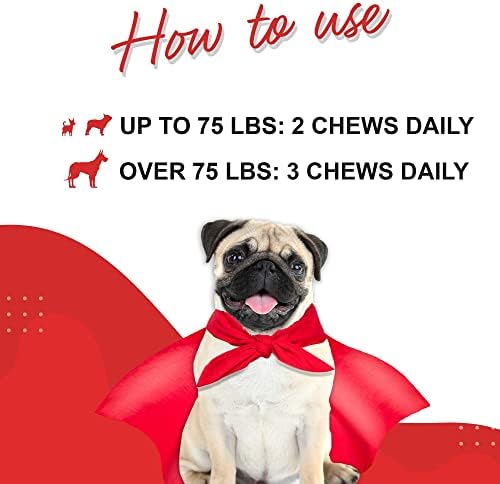 WONDER PAWS Probiotic Superhero Chews Plus Heart + Vitality Chews - for Dog’s Gut Health, Digestion, Immune Support, Heart Health & Circulation - Probiotic 90 Chews - Heart + Vitality 90 Chews