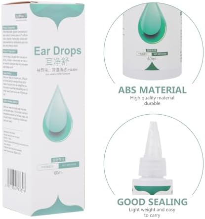 2 Bottles Pet Ear Cleaner for Dogs and Cats 60ml Each Ear Drops to Maintain and Refresh Soothing Relief Drops for Itchy and Smelly for Dogs