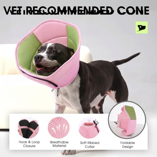 Dog Cones for Medium Dogs Soft Cone for Dogs to Stop Licking