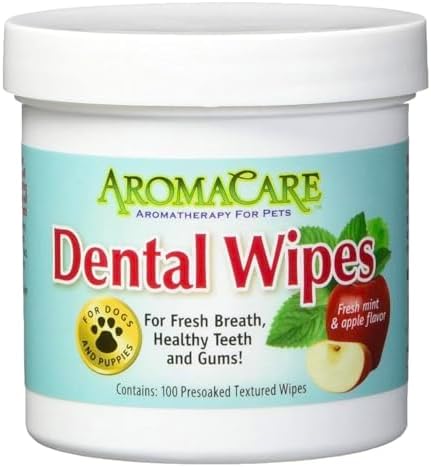 Grooming Wipes Dog and Puppy Eye Ear or Dental Gentle Textured Cleansing Pad 100 Pack Canisters (Groomers Set - All 3 Types)