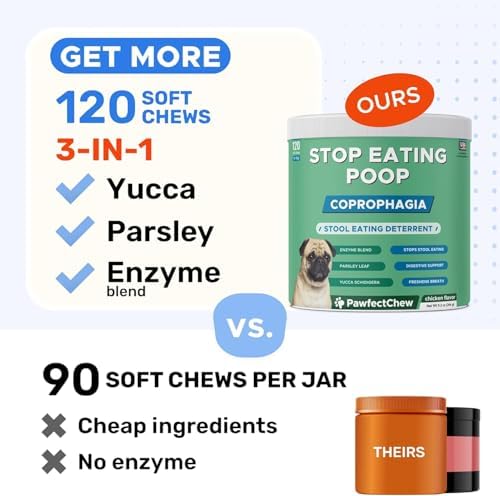PAWFECTCHEW Coprophagia Deterrent for Dogs & Breath Aid Support